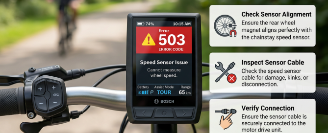 les codes erreurs bosch pour les vélos électriques