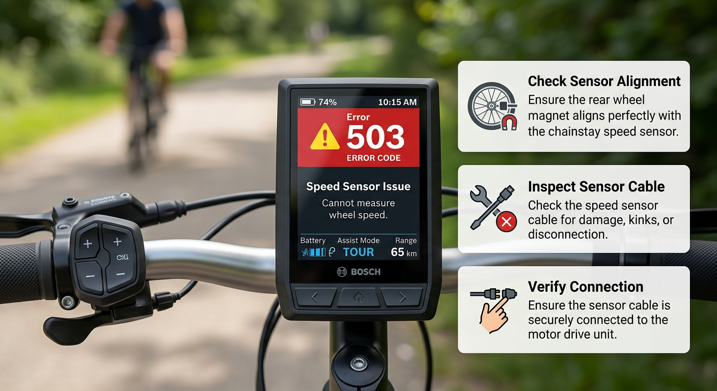 les codes erreurs bosch pour les vélos électriques