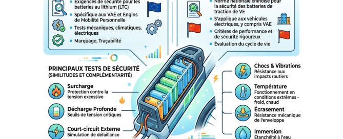 nouvelles normes pour les batteries de vélo électrique